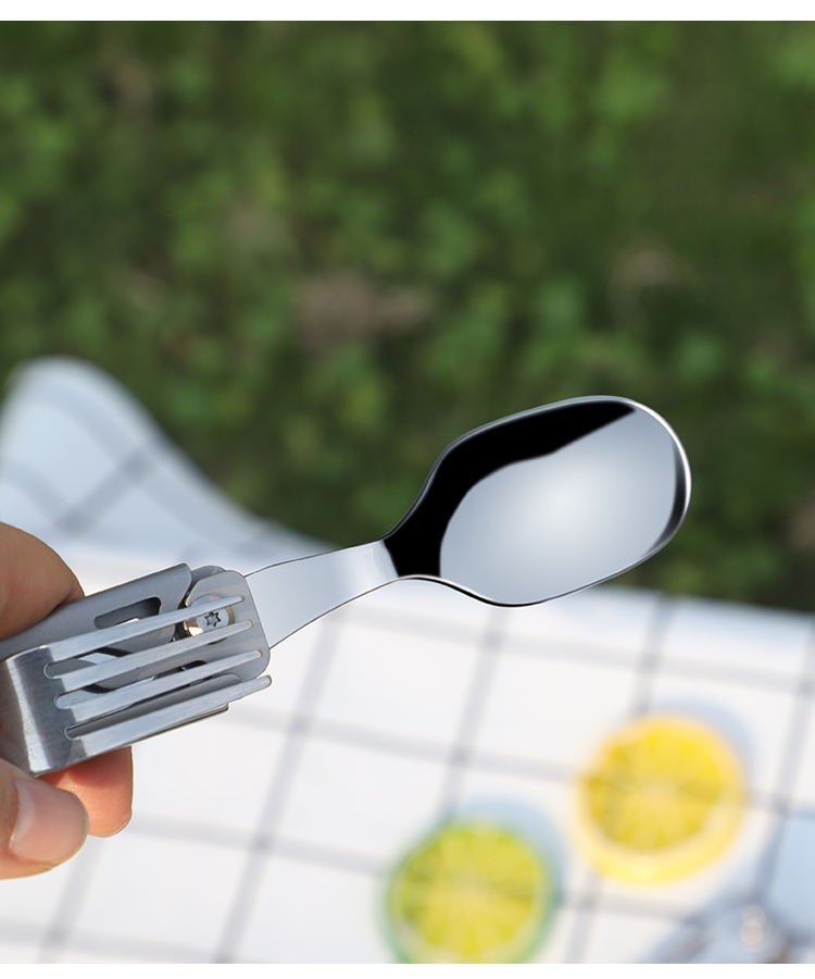Outdoor Camping Utensils Spoon Fork Knife Utensils Multi Functional Spork Spoon Knife Forks